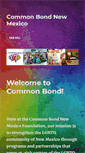 Mobile Screenshot of commonbondnm.org